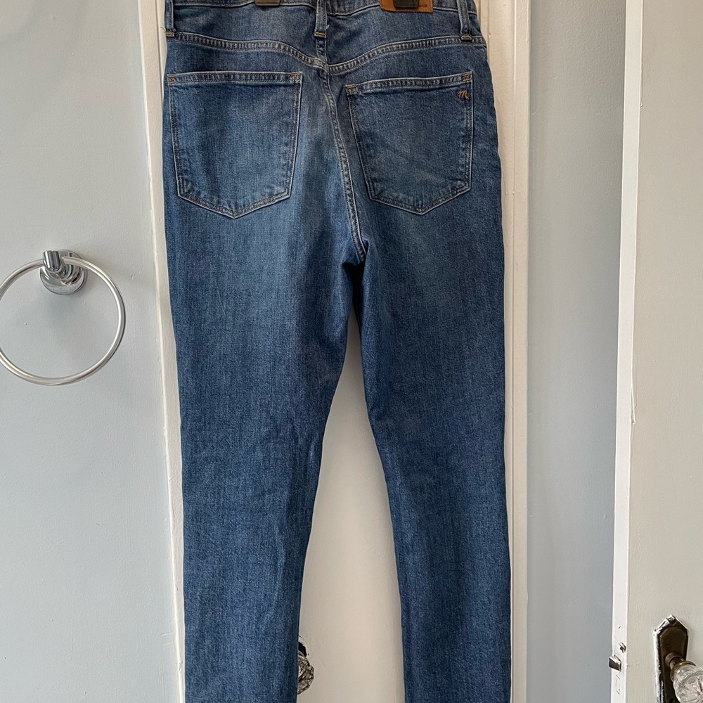 Madewell Women’s Denim High Rise Blue Jeans NWOT - Picture 2 of 6
